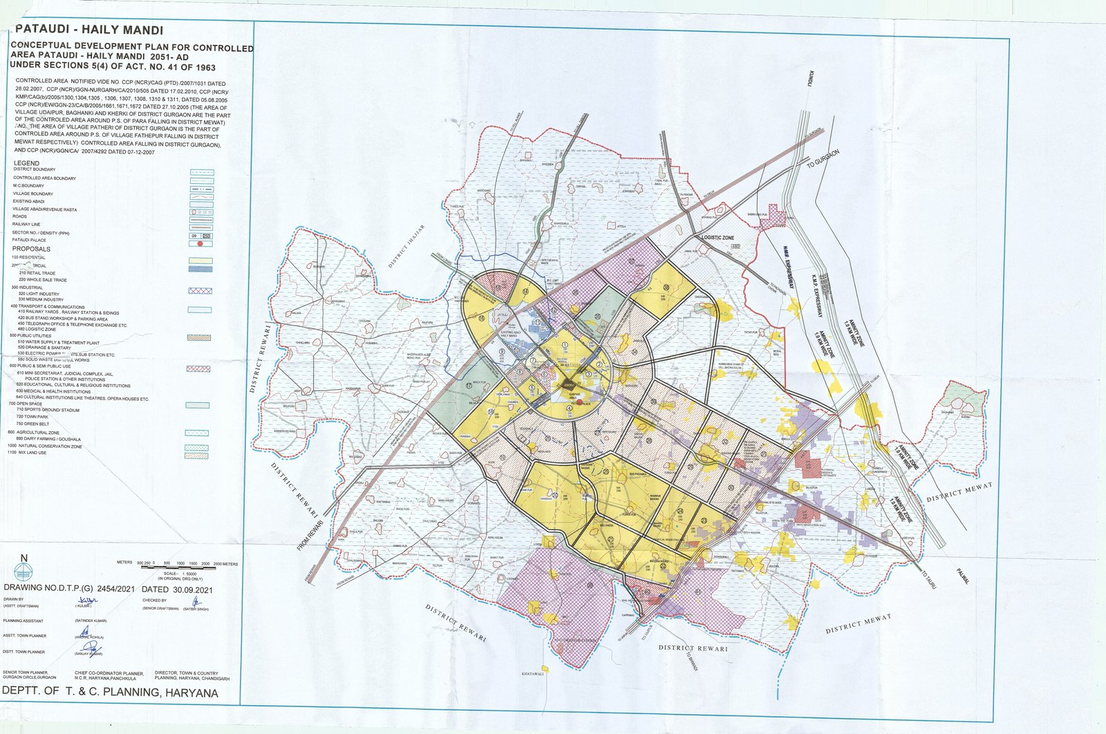 Pataudi Sector 10 Location Map